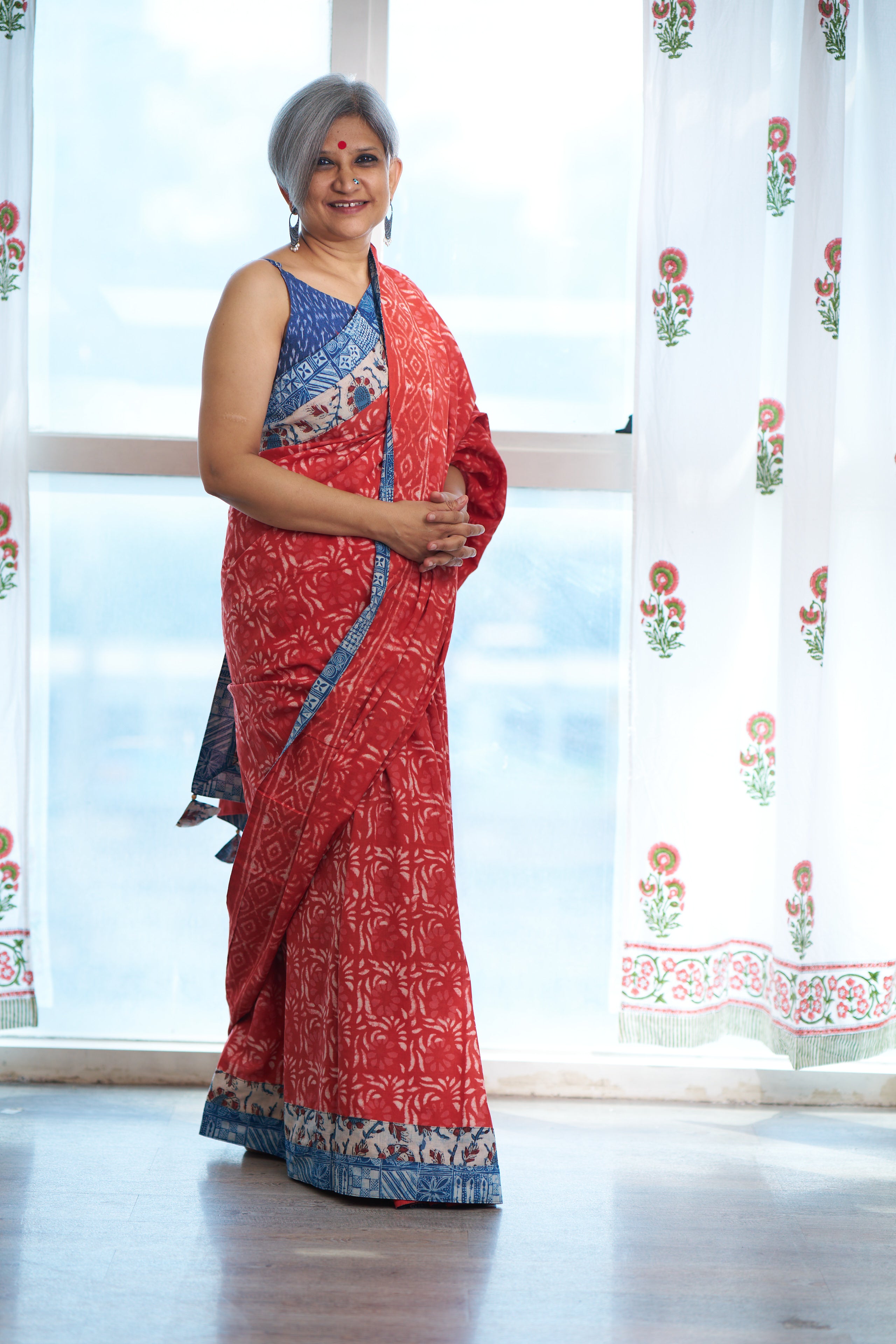 Cotton Patch Work Sarees