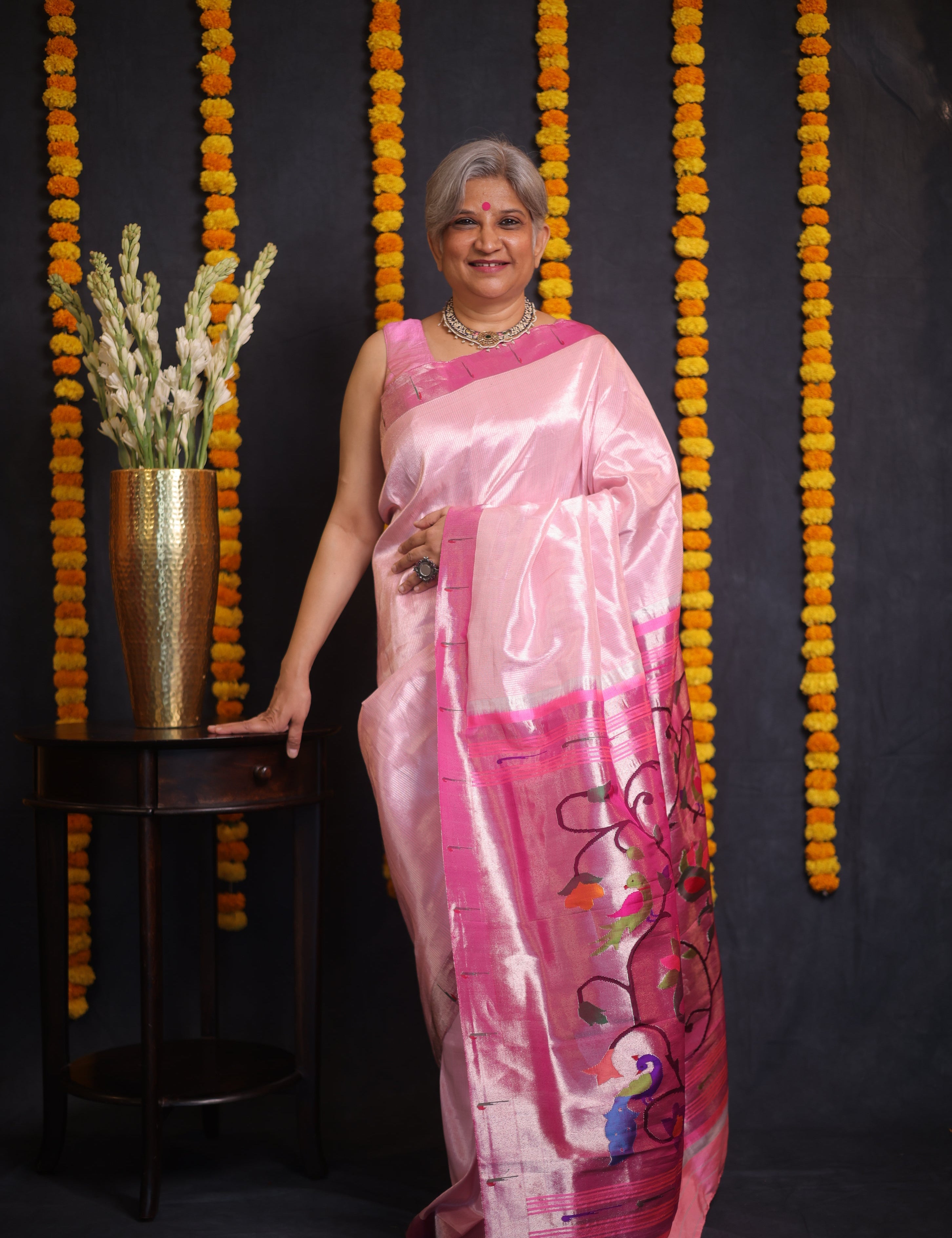 Silk Paithani Saree by Saavari