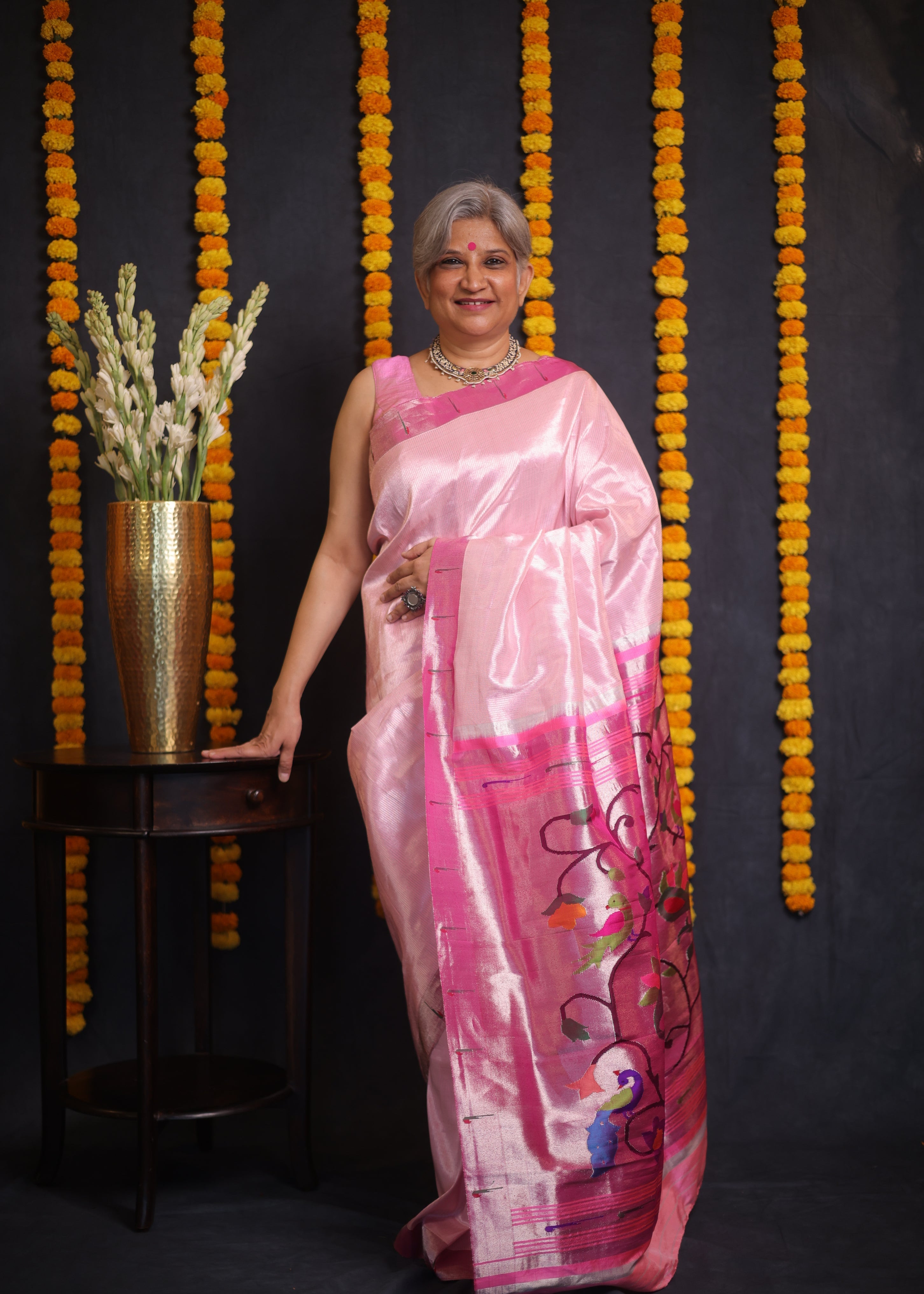Silk Paithani Saree by Saavari