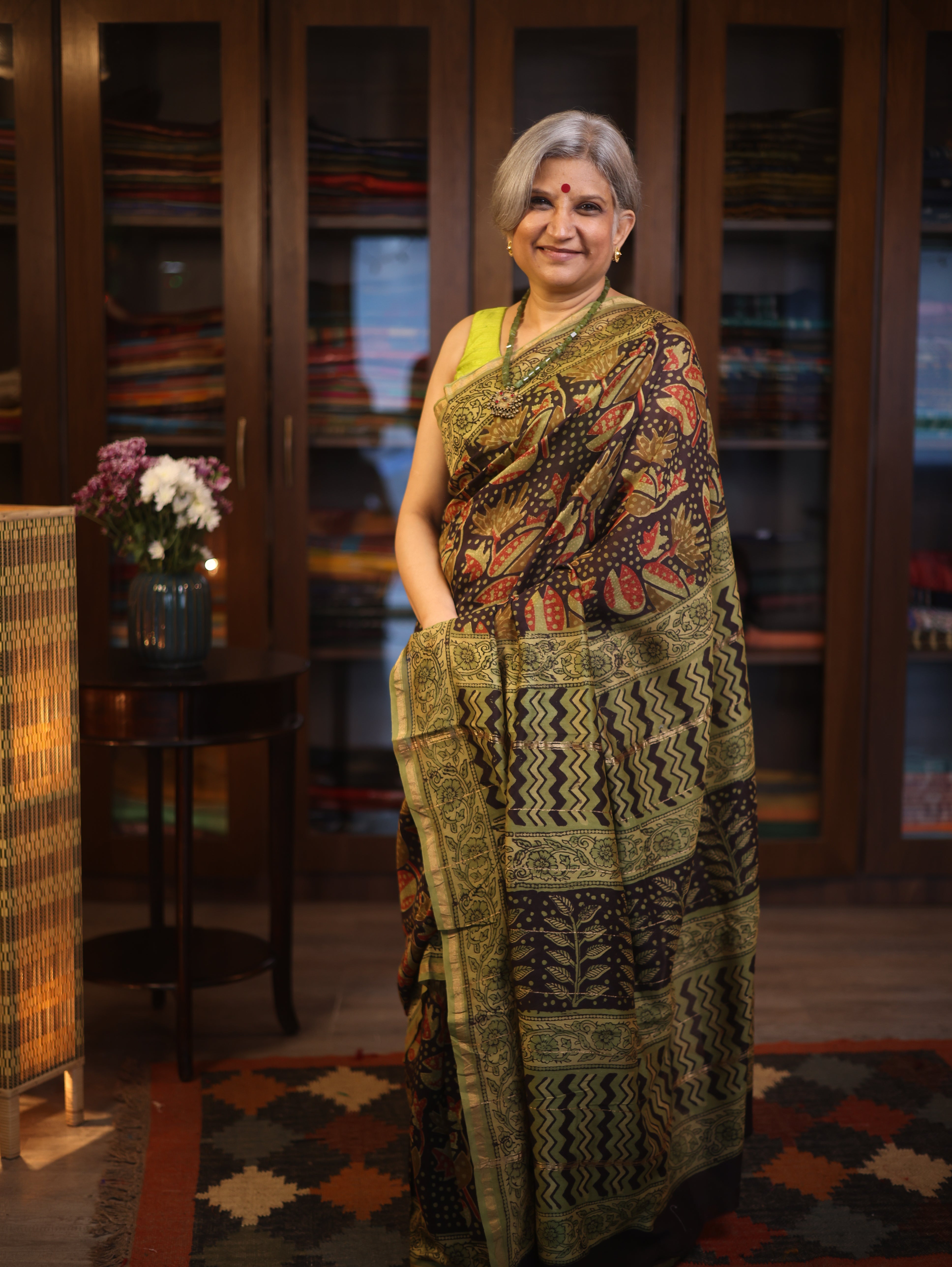 HBP Cotton Chanderi Sarees