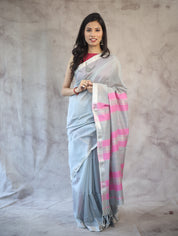 Grey Maheshwari Saree - SRGMS241