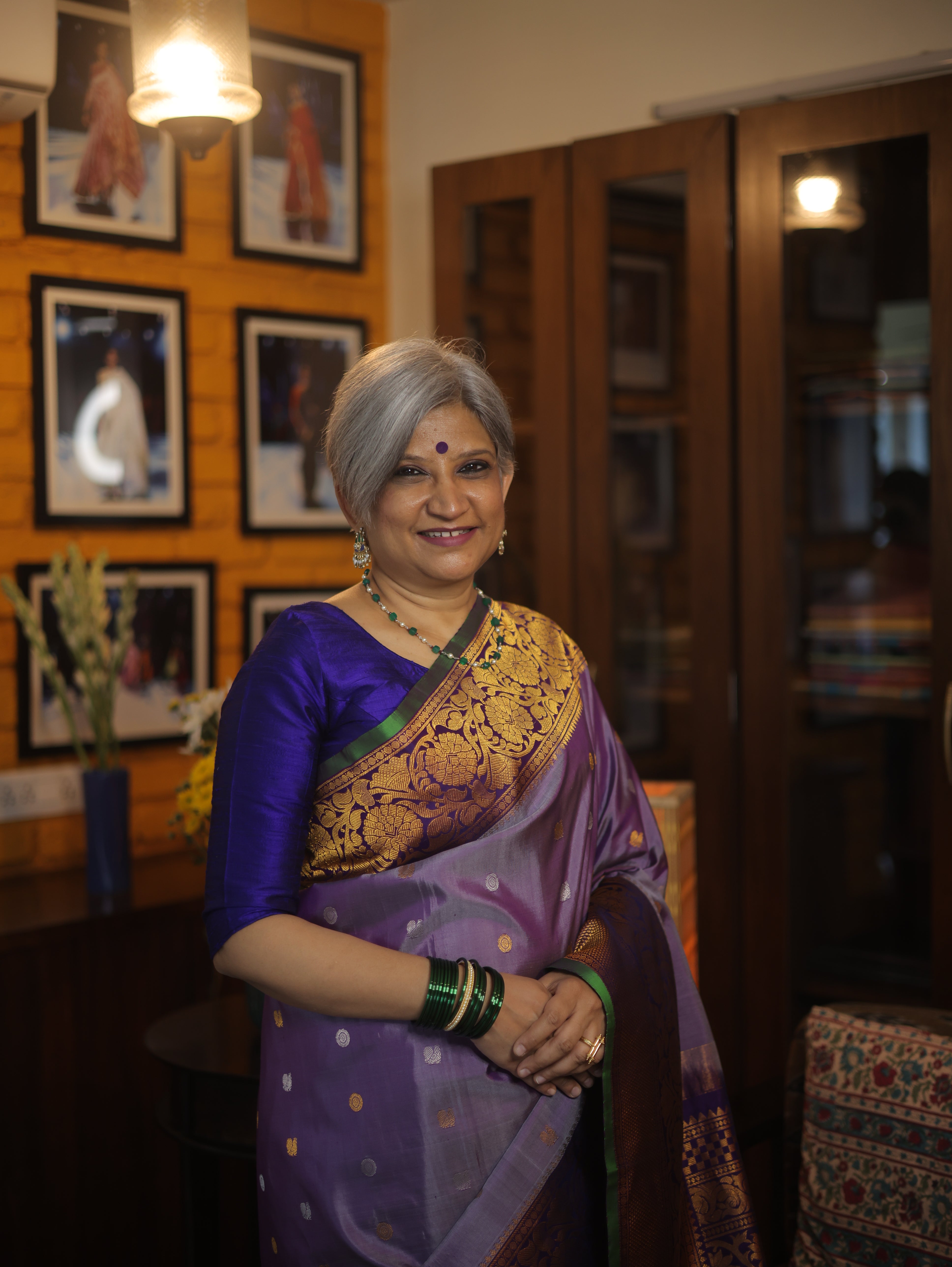 Light Purple Gadwal Silk Saree - SRLPGSS421