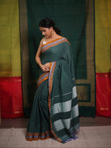 Green Cotton Ilkal Saree  - SRGCIS664