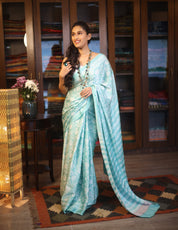 Aqua HBP Modal Silk Saree - SRAMSS380