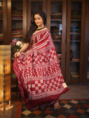 Plum HBP Modal Silk Saree - SRPOMSS365