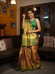 Orange Rajkot Patola Silk Saree - SRORPSS260