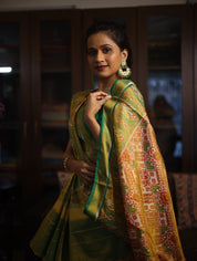 Orange Rajkot Patola Silk Saree - SRORPSS260