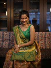 Orange Rajkot Patola Silk Saree - SRORPSS260