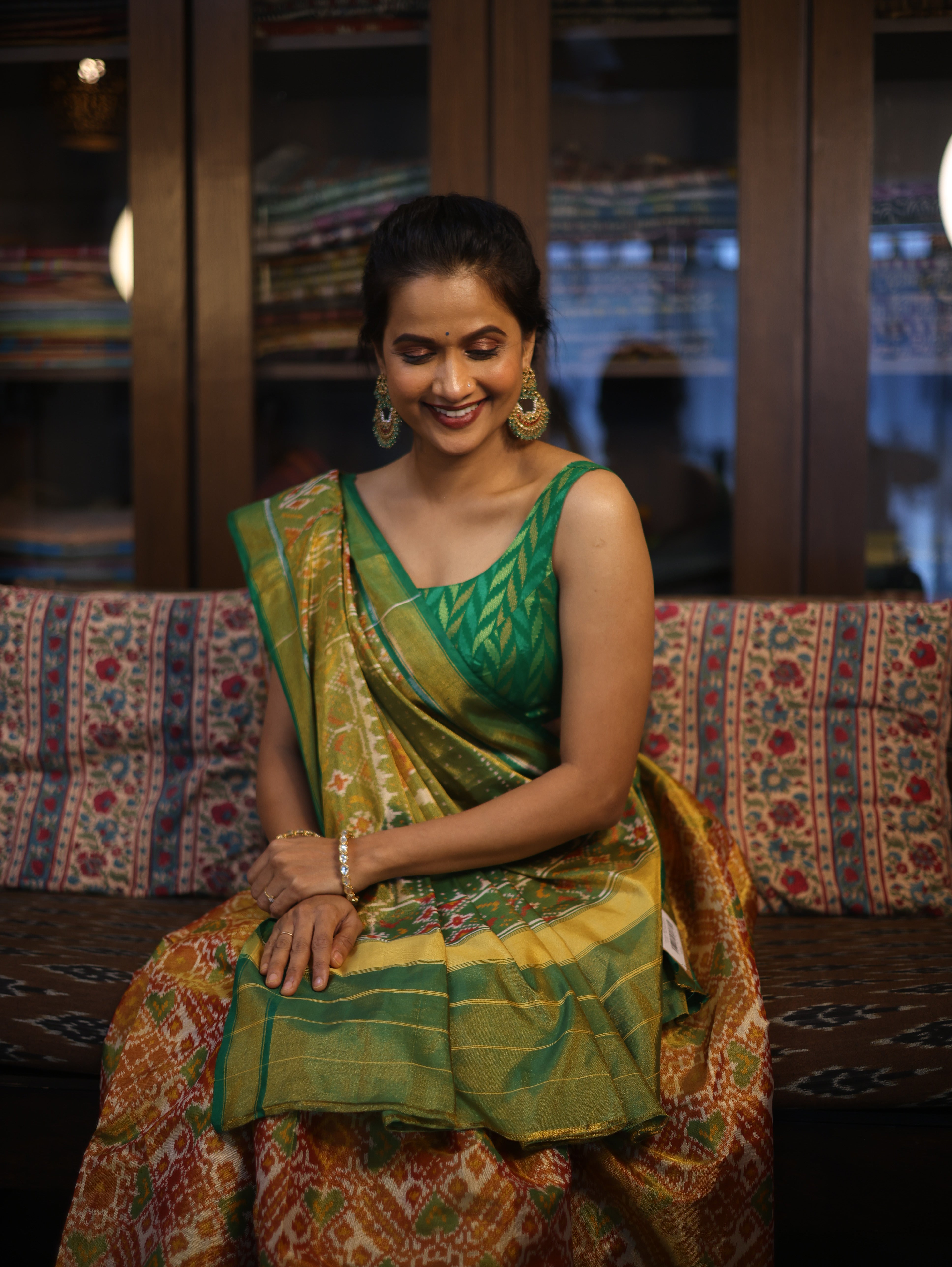 Orange Rajkot Patola Silk Saree - SRORPSS260