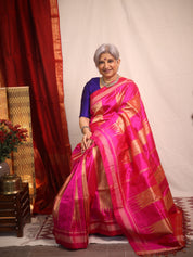 Rani Pink Silk Ilkal Saree  - SRRPSIS182