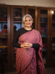 Watermelon Pink HBP Cotton Saree - SRWPCS2519