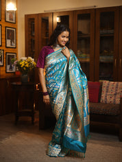 Neeranjali Banarasi Silk Saree - Saavari - SSNBSS09