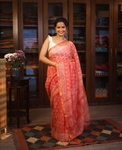 Red HBP Kota Doria Saree - SRRKDS144