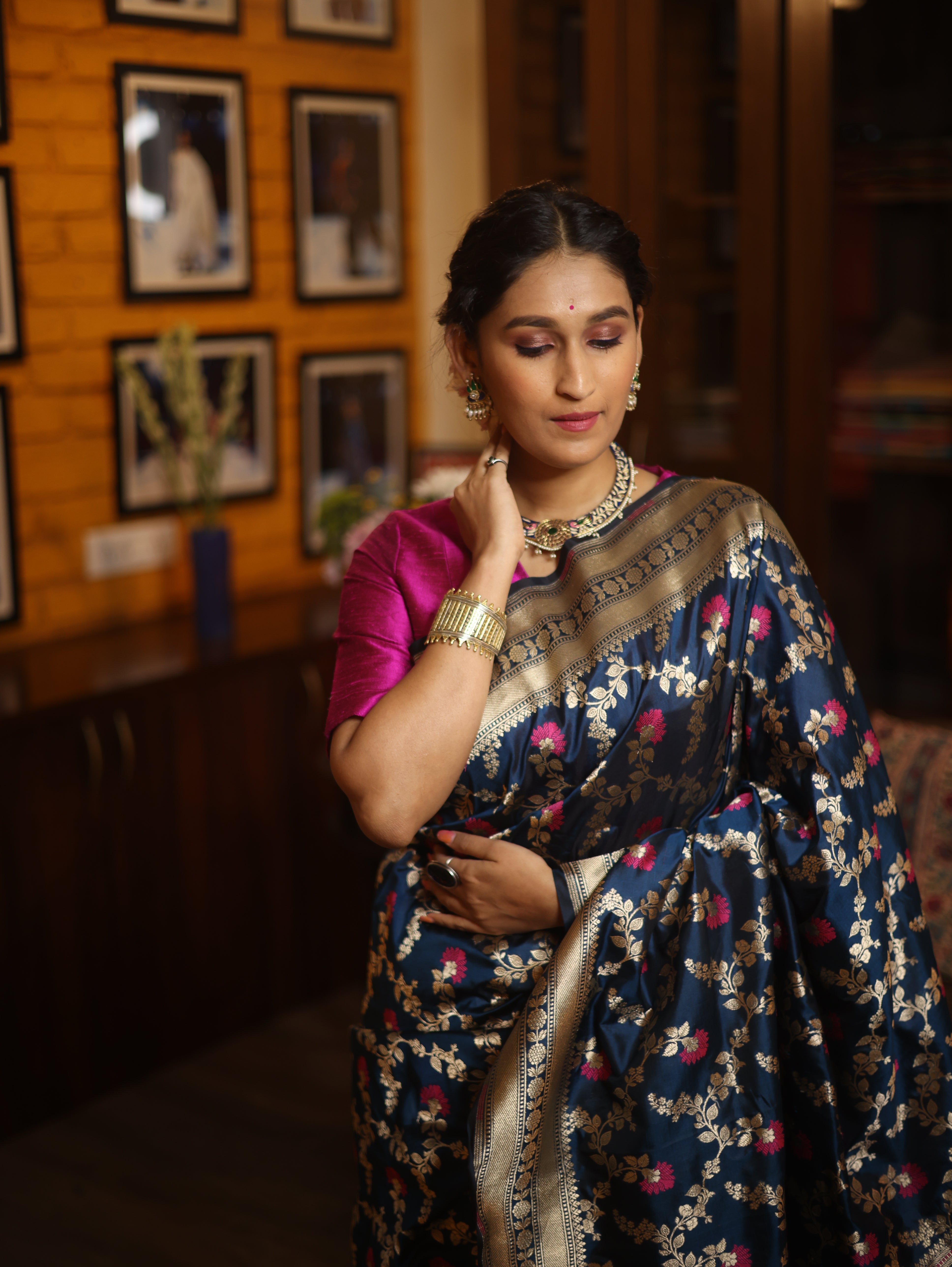 Avyukta Banarasi Silk Saree - Saavari - SSABSS30