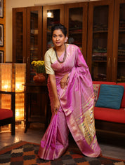 Lavender Silk Paithani Saree - SRLSPS590