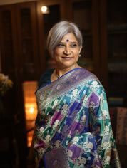 Padmaraga Banarasi Silk Saree - Saavari - SSPBSS22