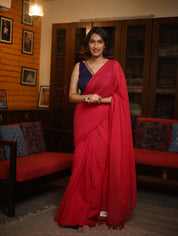 Pink Mul Cotton Saree-SRPMCS207