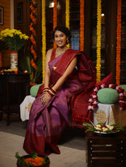 Aruna Lavanya Kanjeevaram Silk Saree - Saavari - SSALKSS74