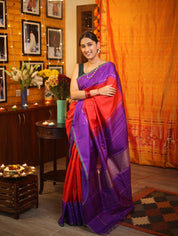 Red Kanjeevaram Silk Saree-SRRKSS778