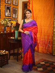 Red Kanjeevaram Silk Saree-SRRKSS778