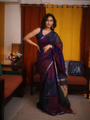 Multicolor Maheshwari Saree - SRMMS1151