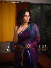 Multicolor Maheshwari Saree - SRMMS1151