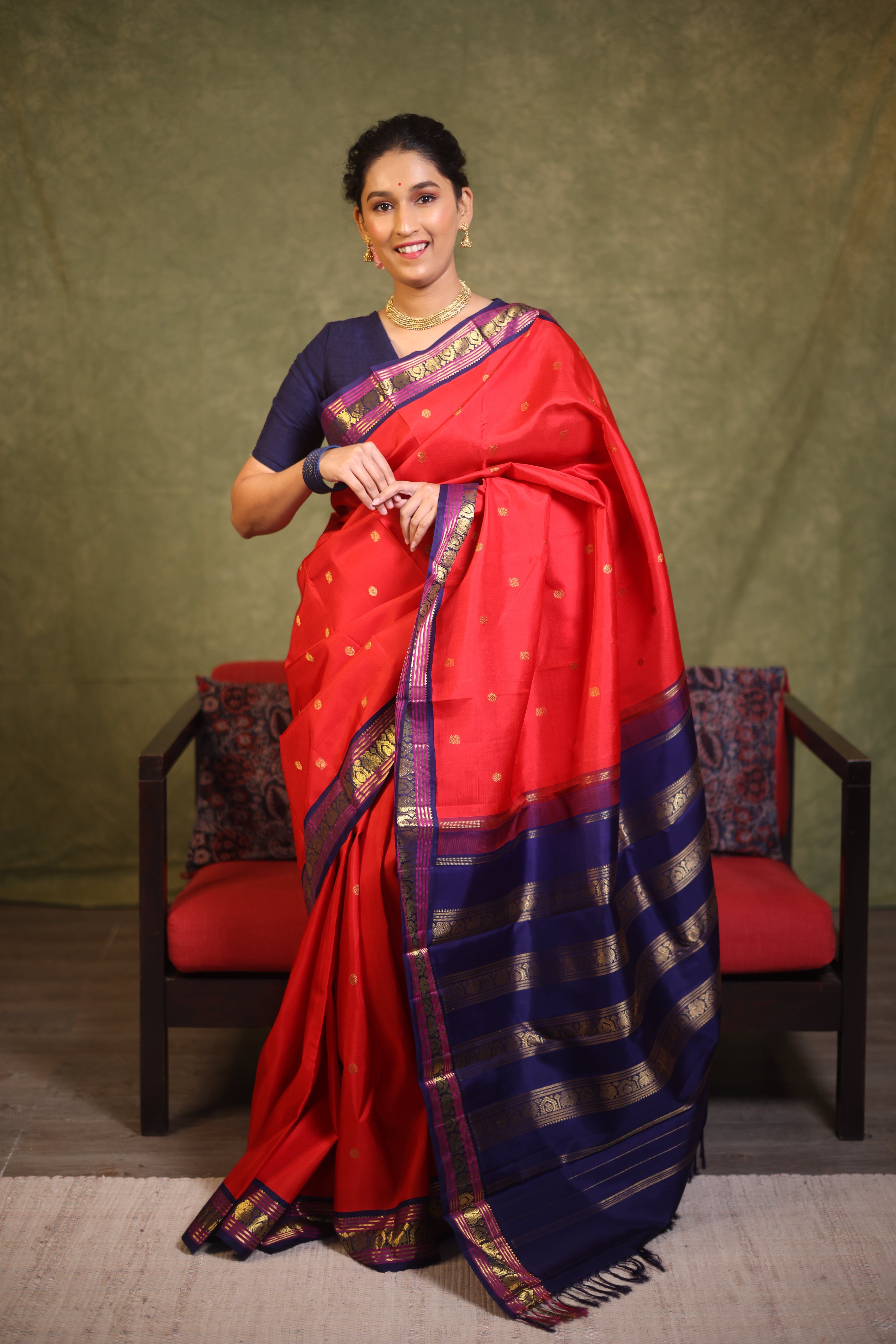 Vishvini KanjivaramSilk Sarees - Saavari -SSVKSS89