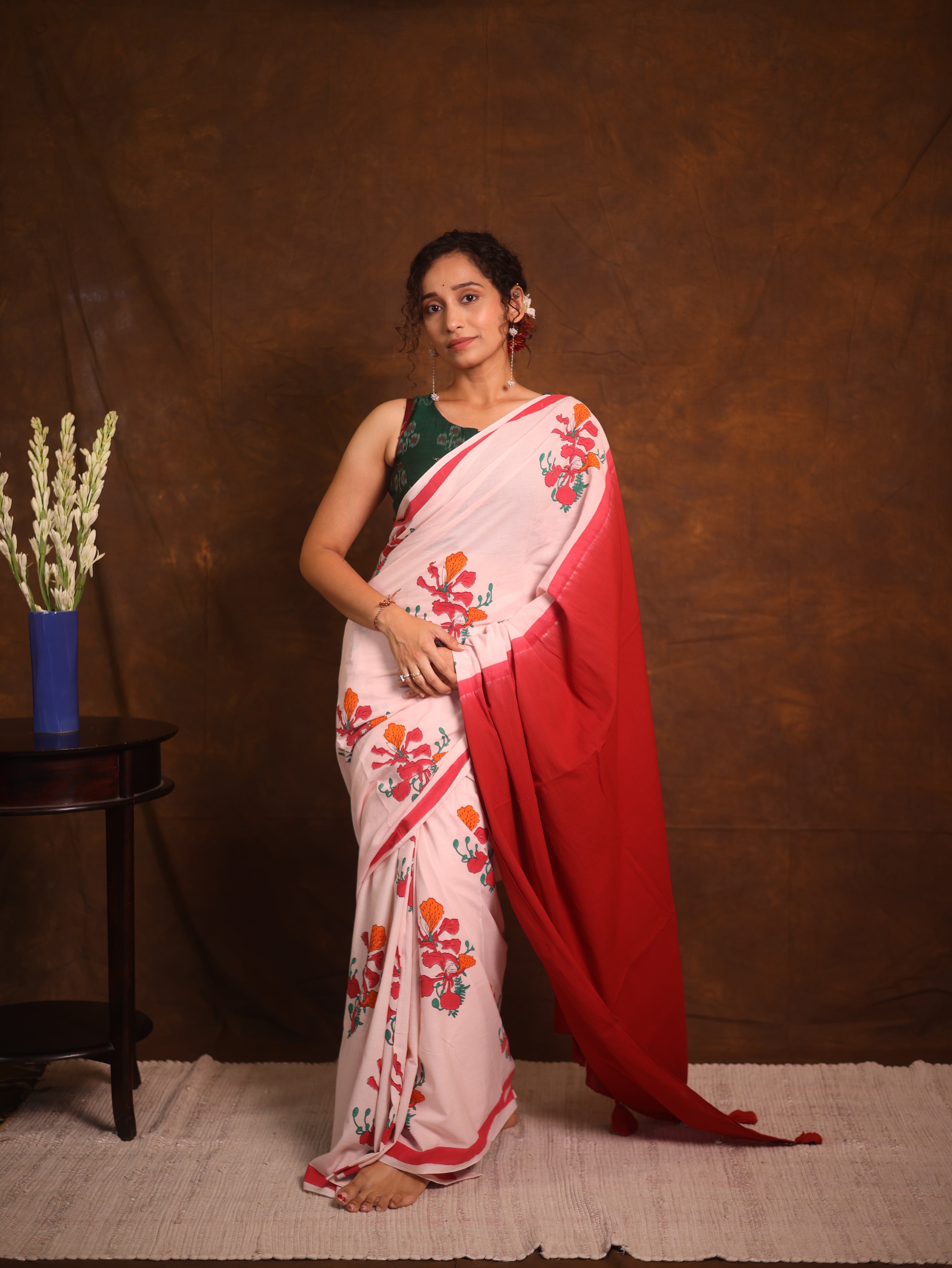 Light Pink HBP Signature Cotton Saree - SRLPSCS24
