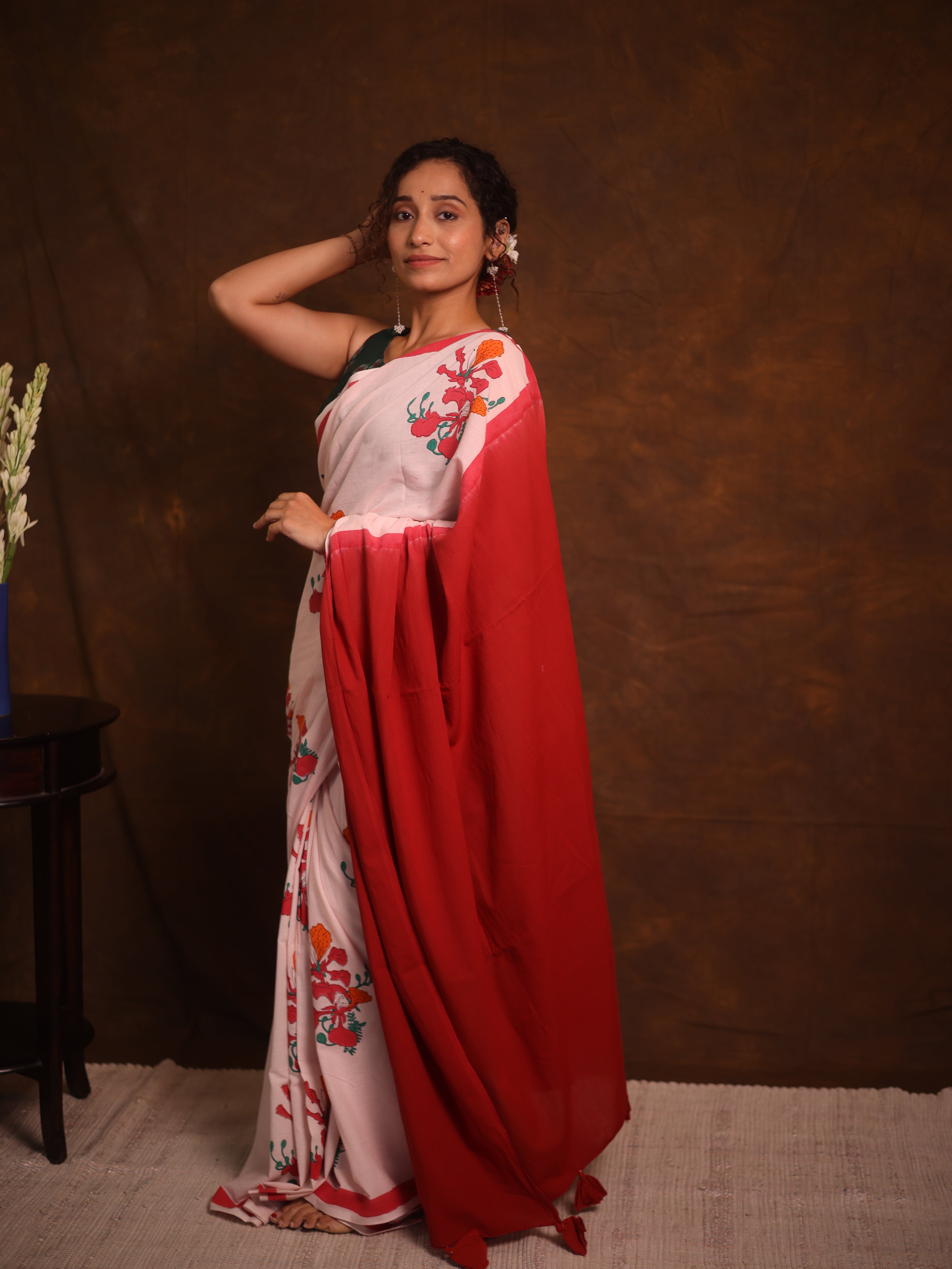 Light Pink HBP Signature Cotton Saree - SRLPSCS24