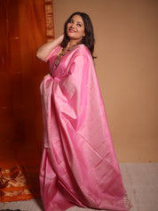 Pink Soft Silk Saree - SRPSSS427