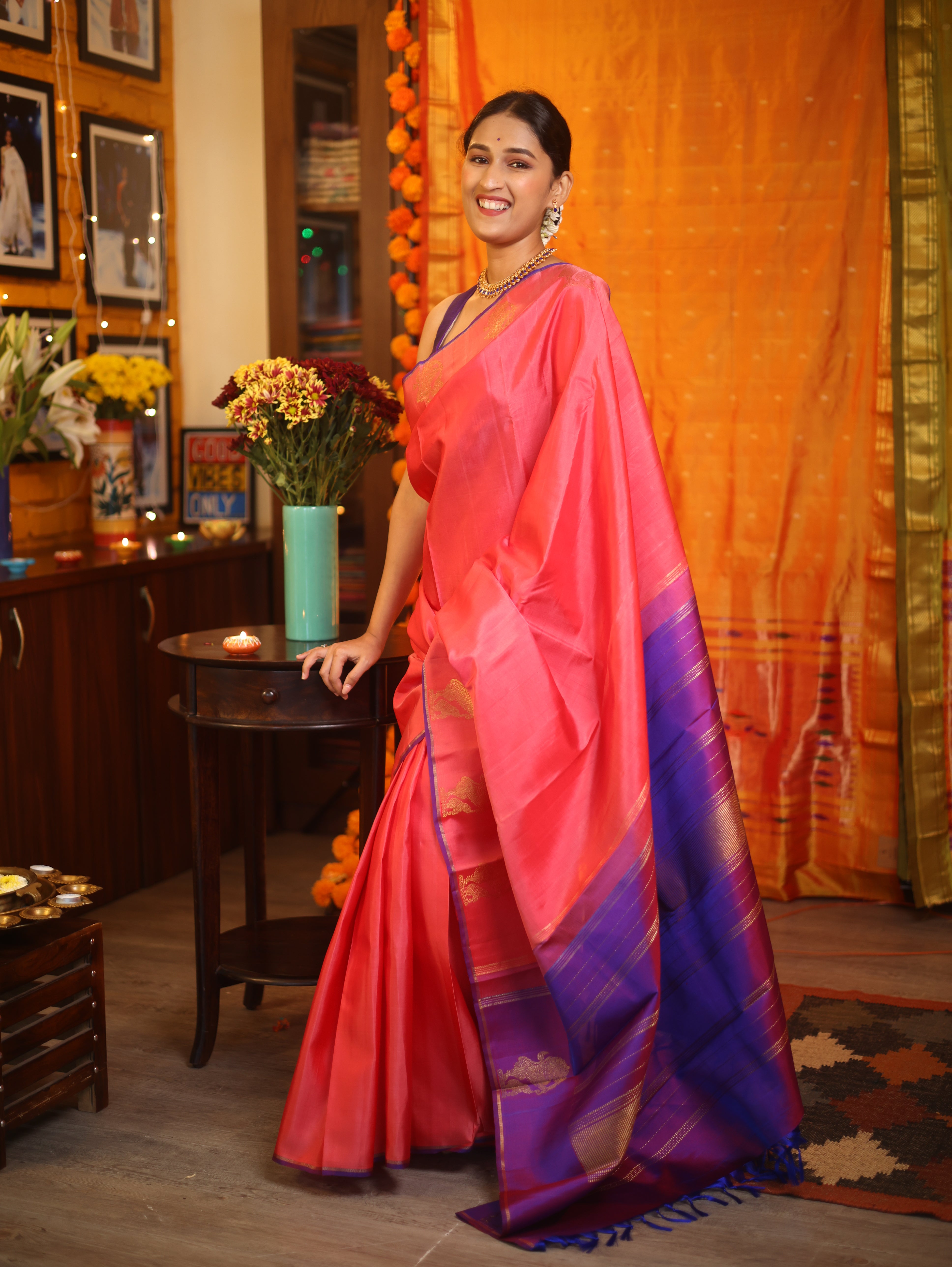 Light Pink Kanjeevaram Silk Saree-SRLPKSS797