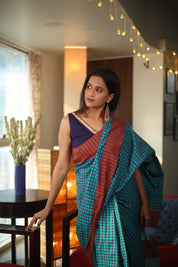 Multicolor Cotton Ilkal Saree - SRMCIS555