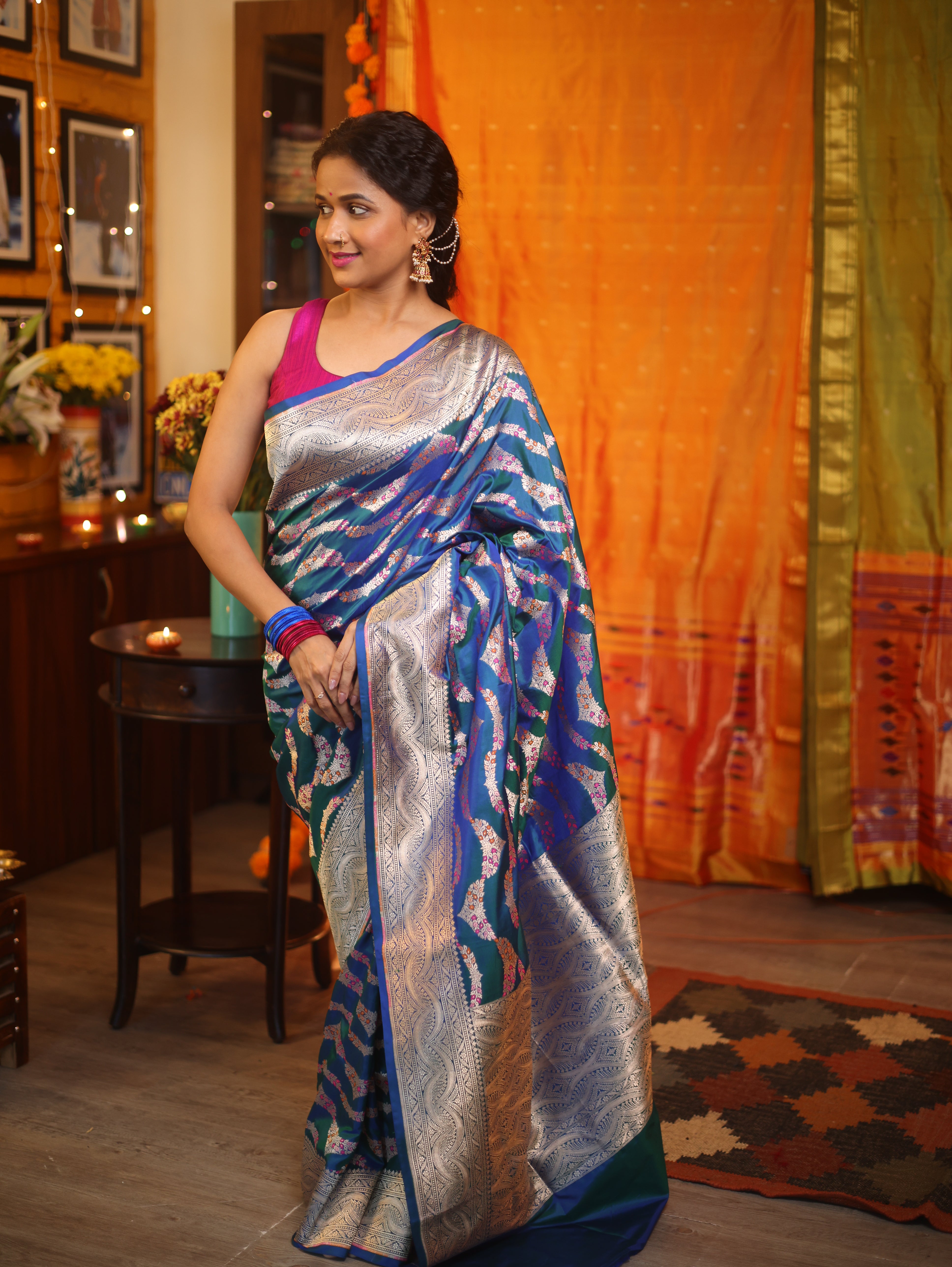 Samriddhika Banarasi Silk Saree - Saavari - SSSBSS643