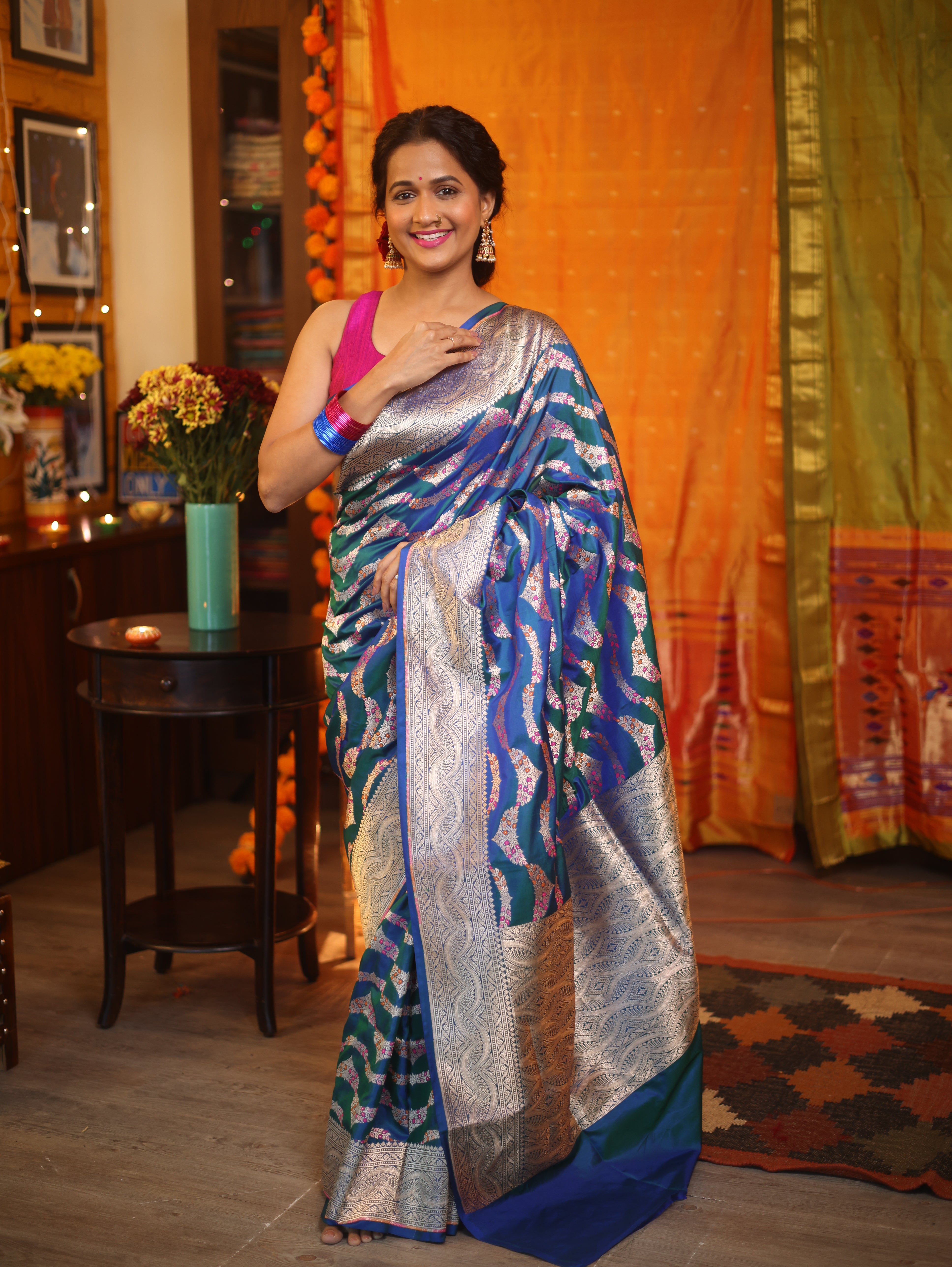 Samriddhika Banarasi Silk Saree - Saavari - SSSBSS643