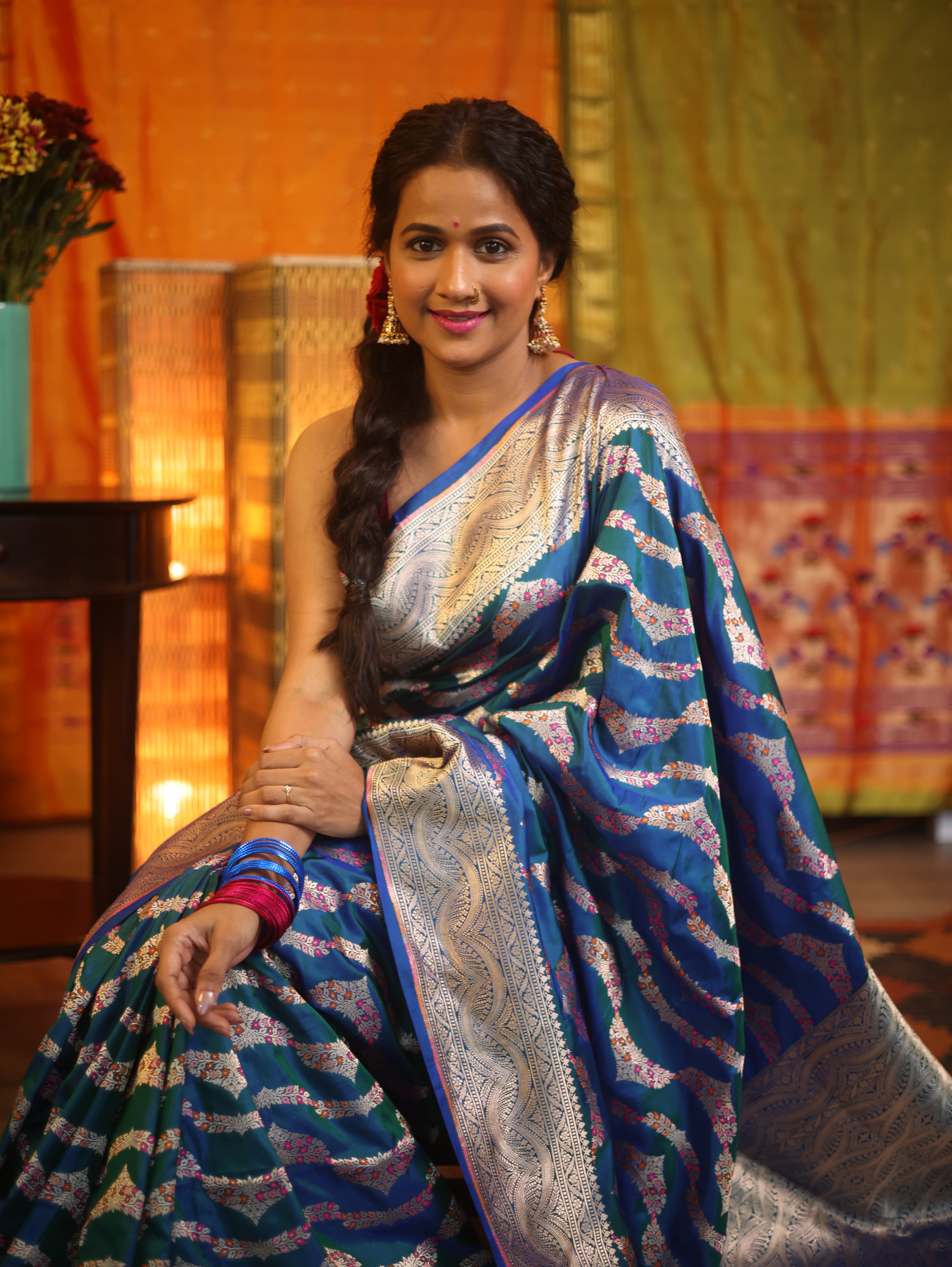 Samriddhika Banarasi Silk Saree - Saavari - SSSBSS643