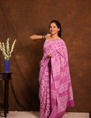 Light Pink HBP Cotton Saree - SRLPCS3379