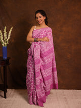 Light Pink HBP Cotton Saree - SRLPCS3379