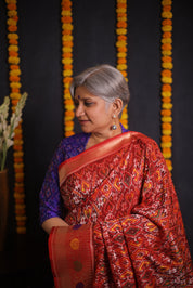 Rajrani Rajkot Patola Silk Saree - Saavari - SSRRPSS01