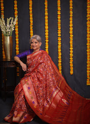 Rajrani Rajkot Patola Silk Saree - Saavari - SSRRPSS01