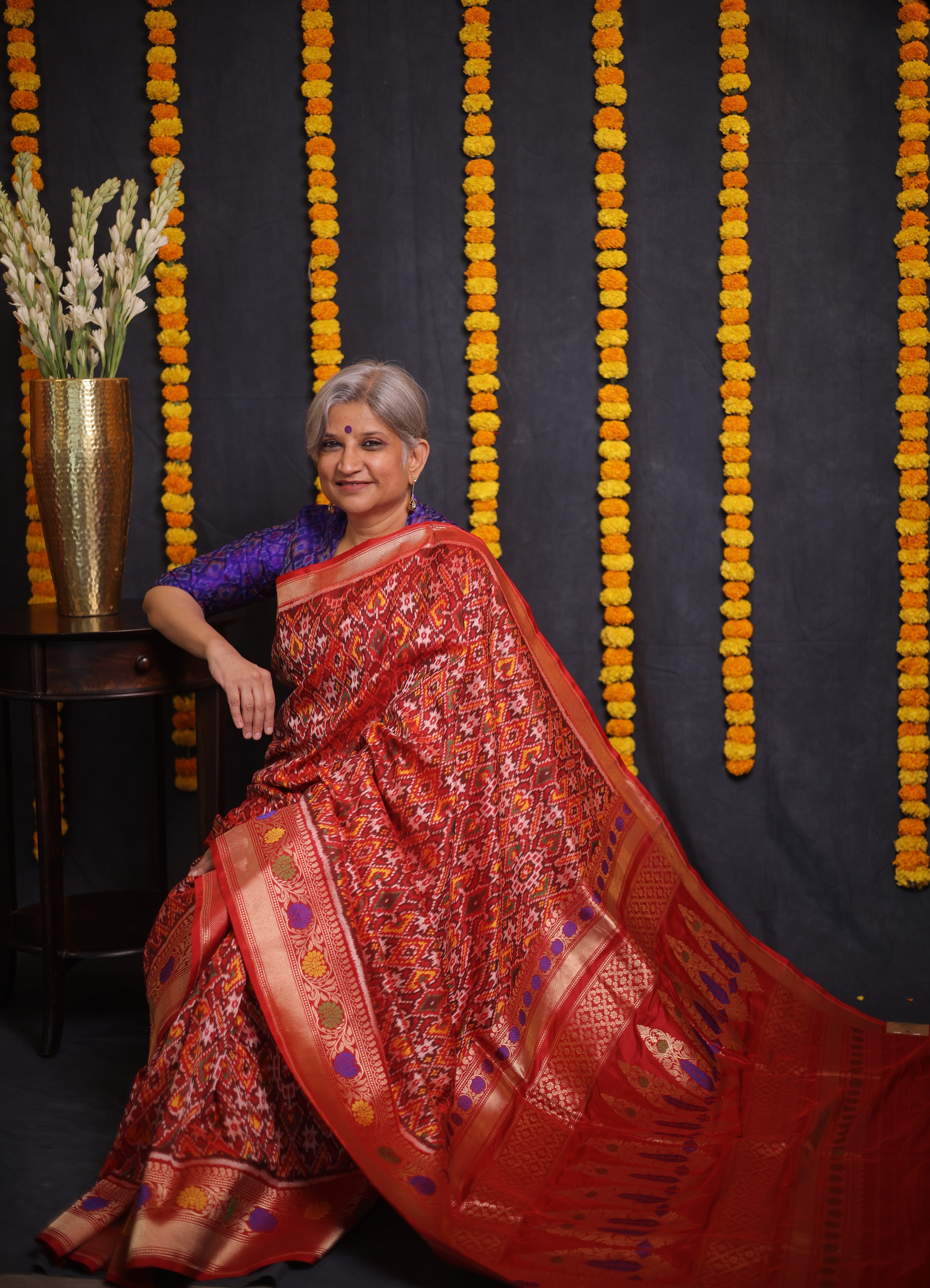 Rajrani Rajkot Patola Silk Saree - Saavari - SSRRPSS01