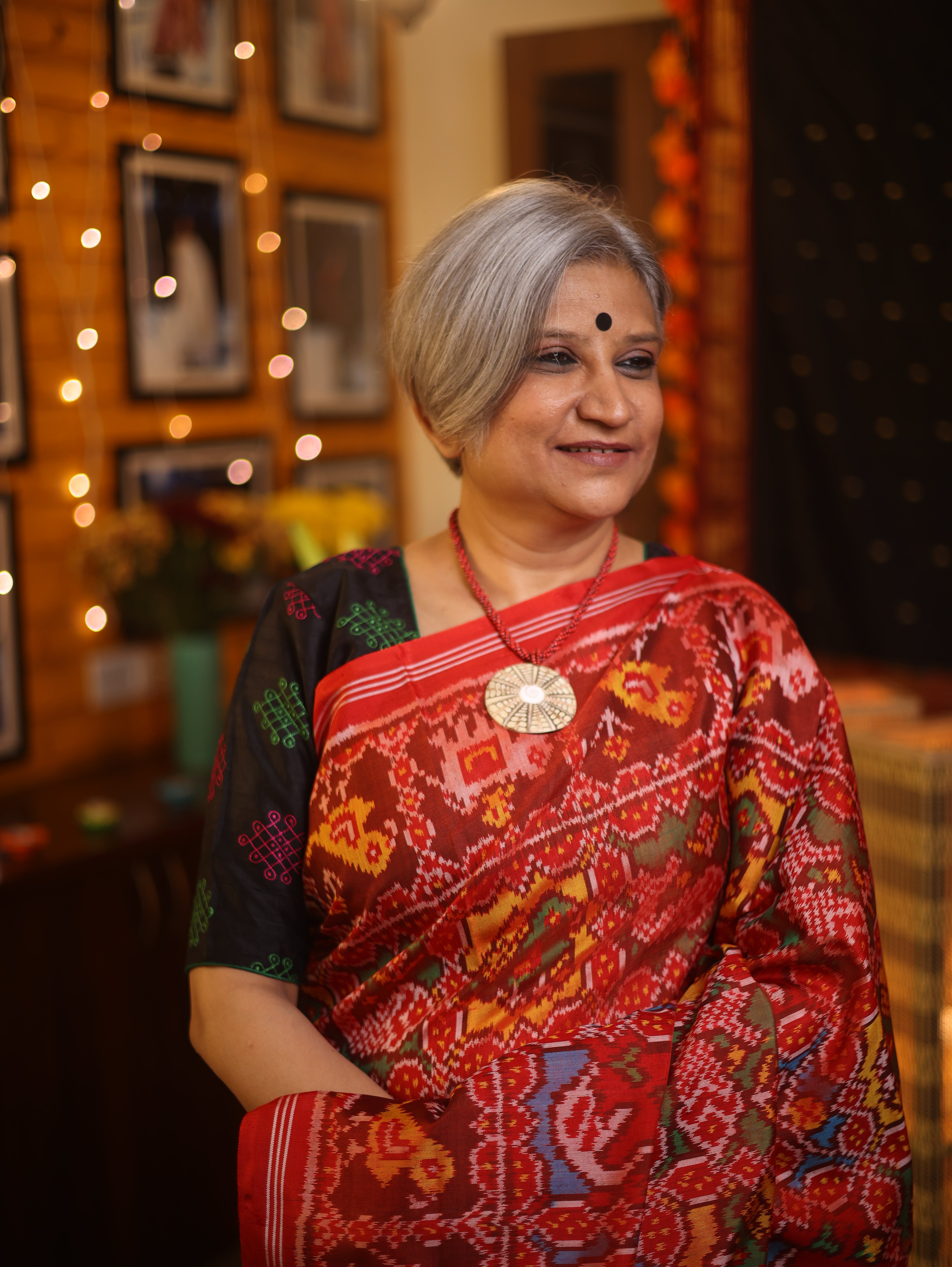 Maroon Rajkot Patola Silk Saree - SRMRPSS405