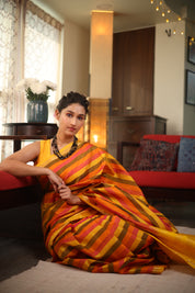 Multicolor Soft Silk Saree - SRMSSS299