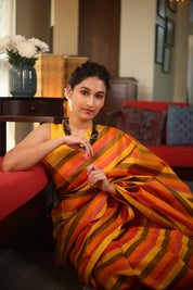 Multicolor Soft Silk Saree - SRMSSS299