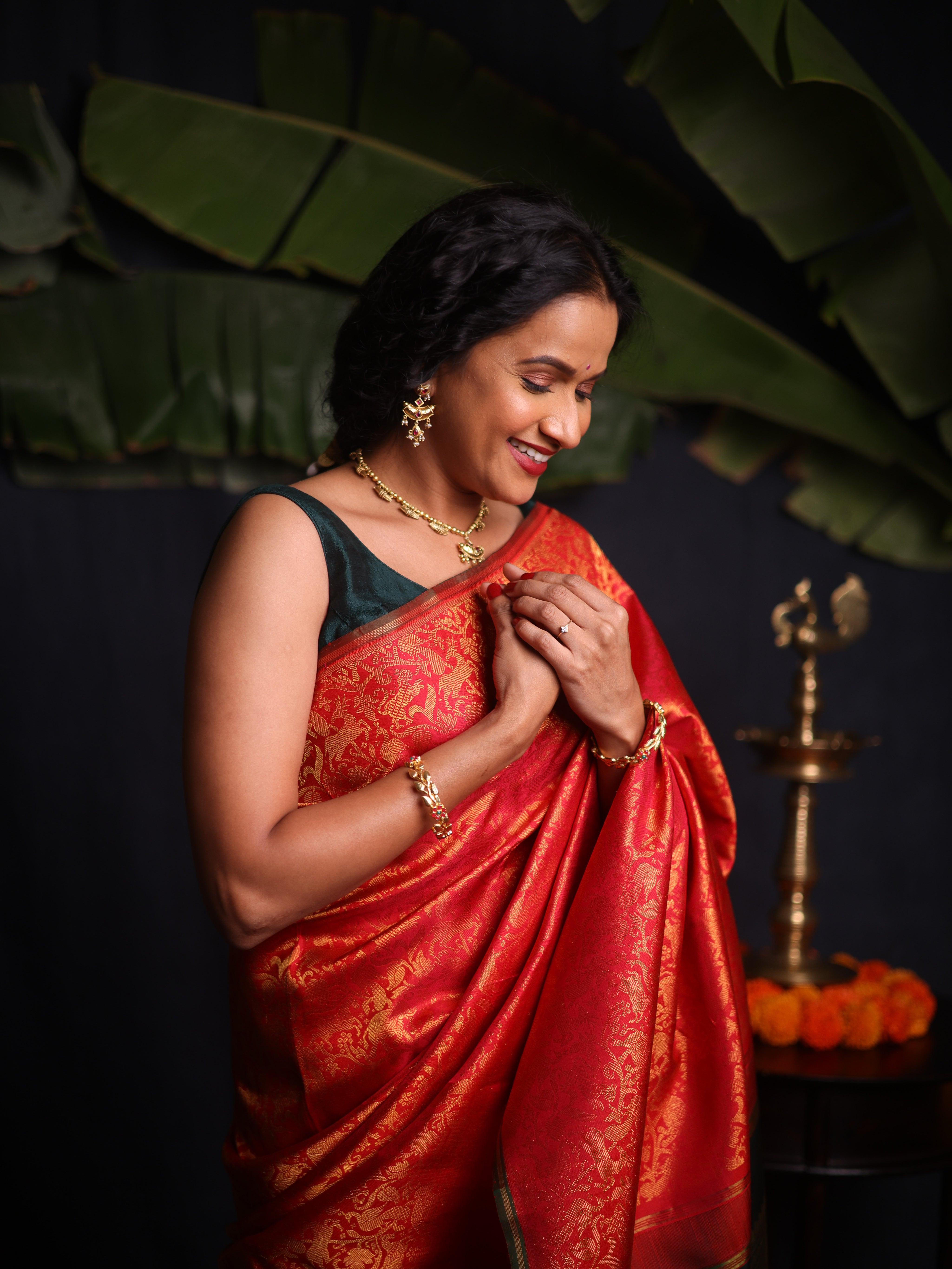 Vanya Kanjeevaram Silk Saree - Saavari - SSVKSS10