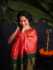 Vanya Kanjeevaram Silk Saree - Saavari - SSVKSS10