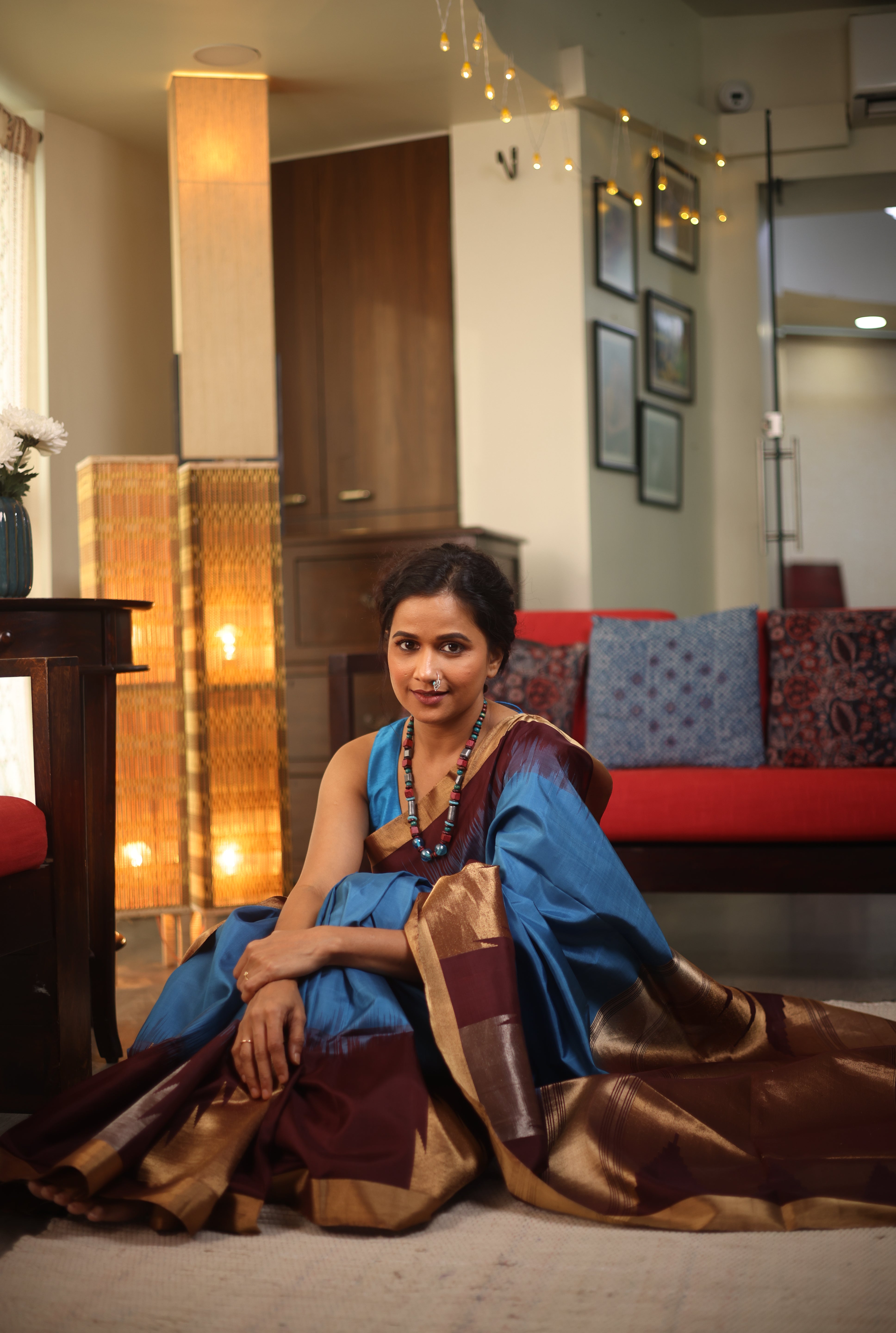 Pastel Blue Soft Silk Saree - SRPBSSS351