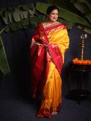 Kanakpushpa Kanjeevaram Silk Saree - Saavari - SSKKSS17
