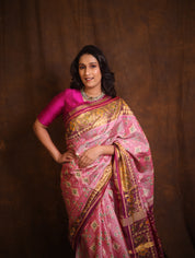 Lavender Rajkot Patola Silk Saree - SRLRPSS532