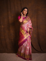Lavender Rajkot Patola Silk Saree - SRLRPSS532