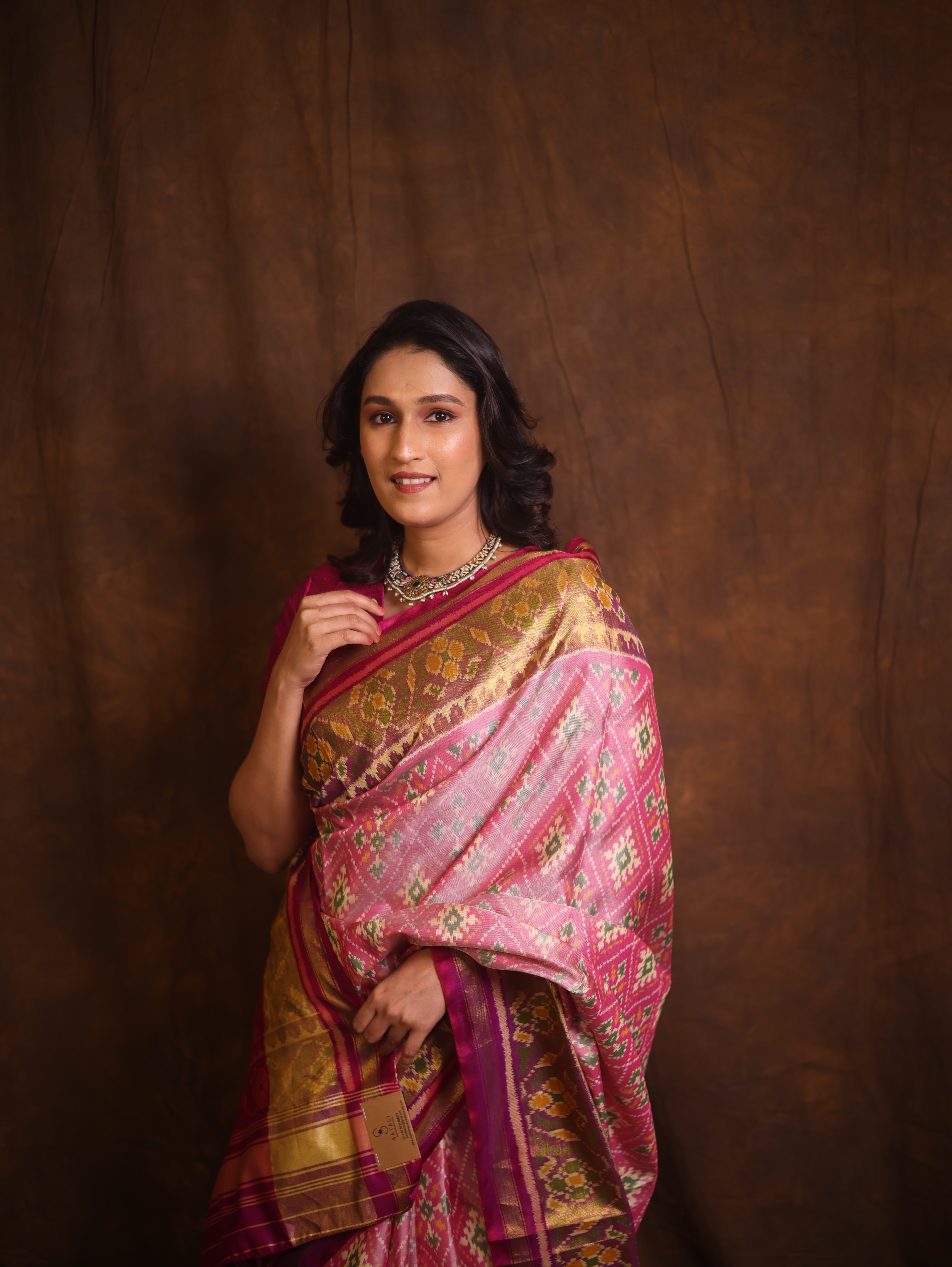 Lavender Rajkot Patola Silk Saree - SRLRPSS532